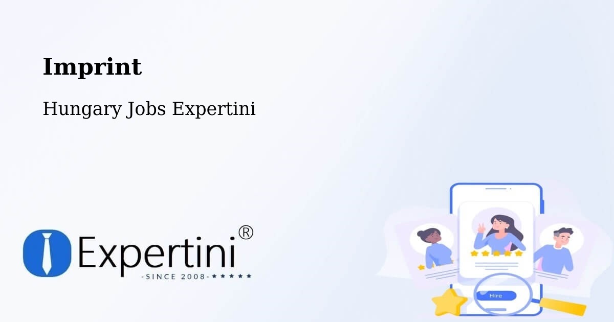 Imprint – Encsencs - Hungary Jobs Expertini